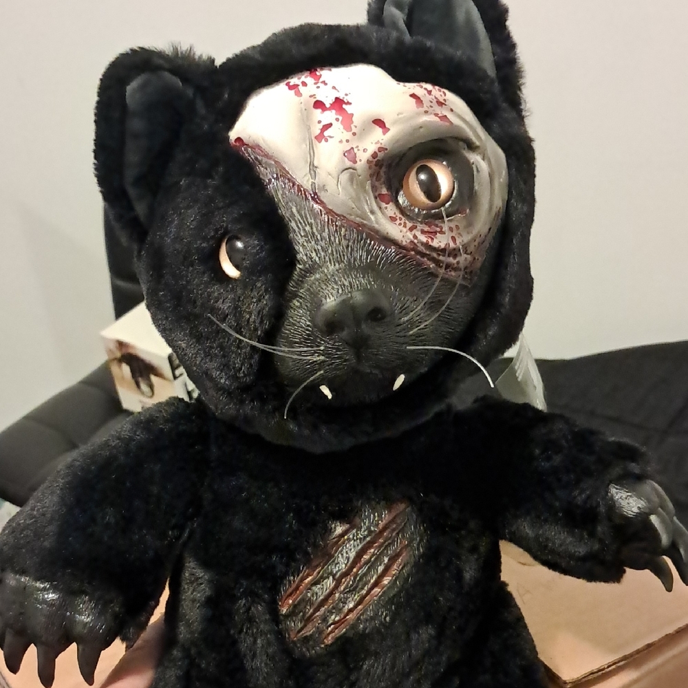 Spirit Black and White Decorative Plush